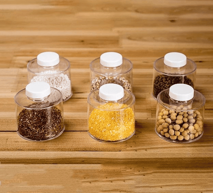Stackable Spice tower, Stackable Storage Jar Spice Storage Boxes, Transparent Seasoning Cans Stackable Spice tower, Stackable Storage Jar Spice Storage Boxes, Transparent Seasoning Cans